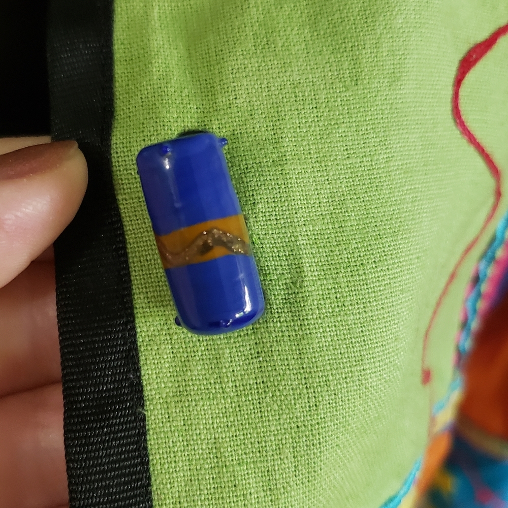 Indigo Moon Patch Work Jacket Rainbow Jacket Size… - image 3